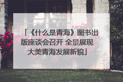 《什么是青海》图书出版座谈会召开 全景展现大美青海发展新貌