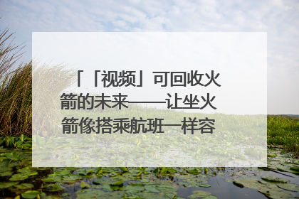 「视频」可回收火箭的未来——让坐火箭像搭乘航班一样容易｜路演记