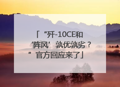 “歼-10CE和‘阵风’孰优孰劣？”官方回应来了