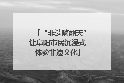 “非遗嗨翻天”让阜阳市民沉浸式体验非遗文化