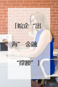 皖企“出海” 金融“撑腰”