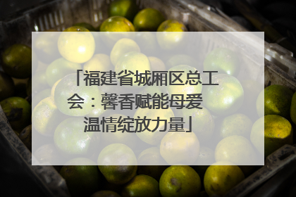 福建省城厢区总工会：馨香赋能母爱 温情绽放力量