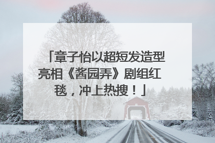 章子怡以超短发造型亮相《酱园弄》剧组红毯，冲上热搜！