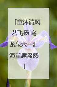 童沐清风艺飞扬 乌龙泉六一汇演童趣盎然