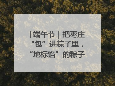 端午节｜把枣庄“包”进粽子里，“地标馅”的粽子诞生了！