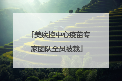 美疾控中心疫苗专家团队全员被裁
