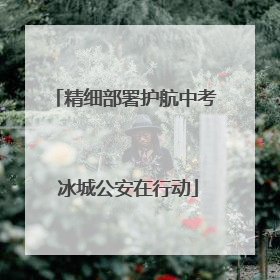 精细部署护航中考 冰城公安在行动