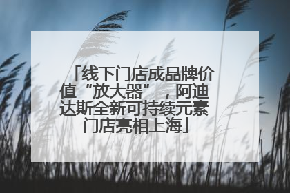 线下门店成品牌价值“放大器”，阿迪达斯全新可持续元素门店亮相上海