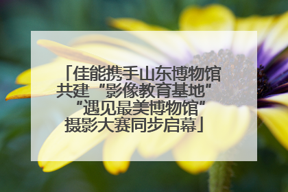 佳能携手山东博物馆共建“影像教育基地” “遇见最美博物馆”摄影大赛同步启幕