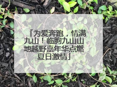 为爱奔跑，情满九山！临朐九山山地越野嘉年华点燃夏日激情