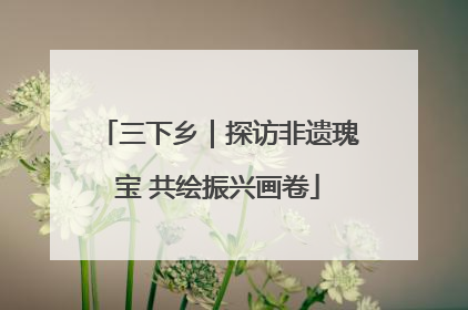 三下乡｜探访非遗瑰宝 共绘振兴画卷