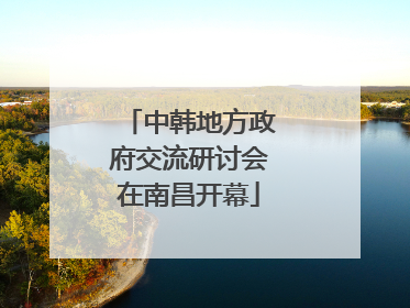 中韩地方政府交流研讨会在南昌开幕