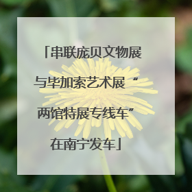 串联庞贝文物展与毕加索艺术展“两馆特展专线车”在南宁发车