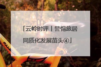 云岭时评丨警惕旅居同质化发展苗头④