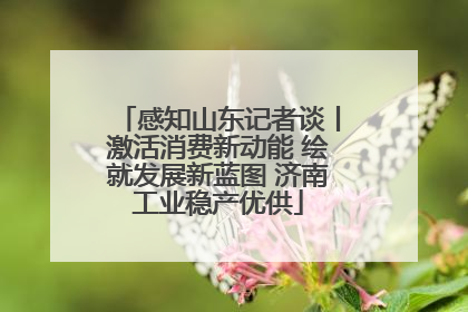 感知山东记者谈丨激活消费新动能 绘就发展新蓝图 济南工业稳产优供