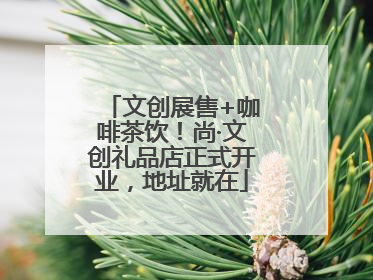 文创展售+咖啡茶饮！尚·文创礼品店正式开业，地址就在