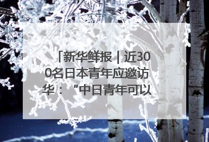 新华鲜报｜近300名日本青年应邀访华：“中日青年可以创造更好的未来”