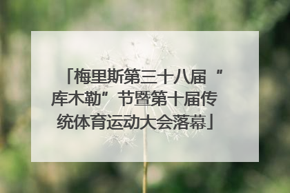 梅里斯第三十八届“库木勒”节暨第十届传统体育运动大会落幕