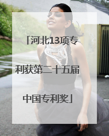 河北13项专利获第二十五届中国专利奖