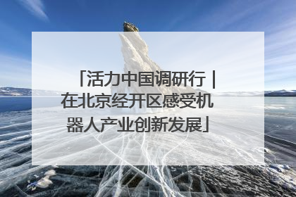 活力中国调研行｜在北京经开区感受机器人产业创新发展