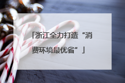 浙江全力打造“消费环境最优省”