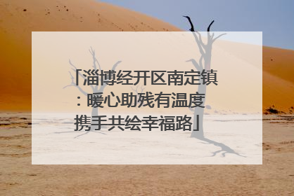 淄博经开区南定镇：暖心助残有温度 携手共绘幸福路