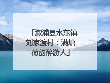 溆浦县水东镇刘家渡村：满塘荷韵醉游人