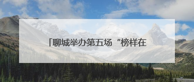 聊城举办第五场“榜样在身边”系列记者见面会