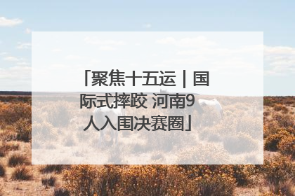 聚焦十五运｜国际式摔跤 河南9人入围决赛圈