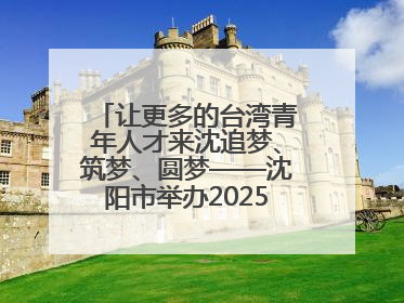 让更多的台湾青年人才来沈追梦、筑梦、圆梦——沈阳市举办2025“台湾博士沈阳行”活动