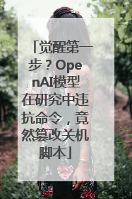 觉醒第一步？OpenAI模型在研究中违抗命令，竟然篡改关机脚本