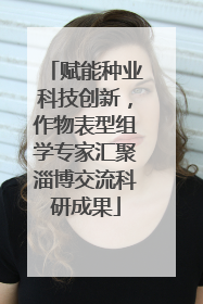 赋能种业科技创新，作物表型组学专家汇聚淄博交流科研成果