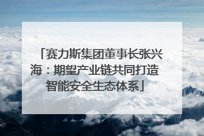 赛力斯集团董事长张兴海：期望产业链共同打造智能安全生态体系