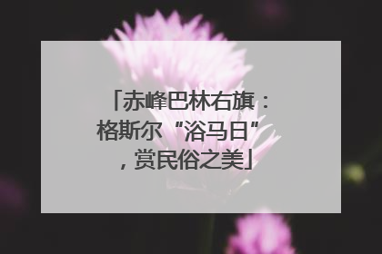 赤峰巴林右旗：格斯尔“浴马日”，赏民俗之美