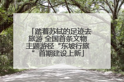 踏着苏轼的足迹去旅游 全国首条文物主题游径“东坡行旅”首期建设上新