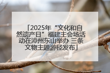 2025年“文化和自然遗产日”福建主会场活动在漳州东山举办 三条文物主题游径发布