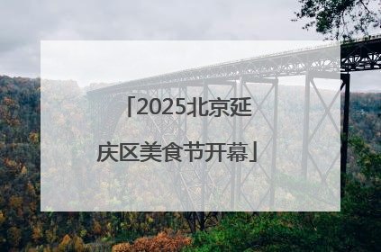 2025北京延庆区美食节开幕