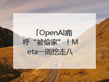 OpenAI痛呼“被偷家”！Meta一周挖走八员大将，千万美元薪酬战开打